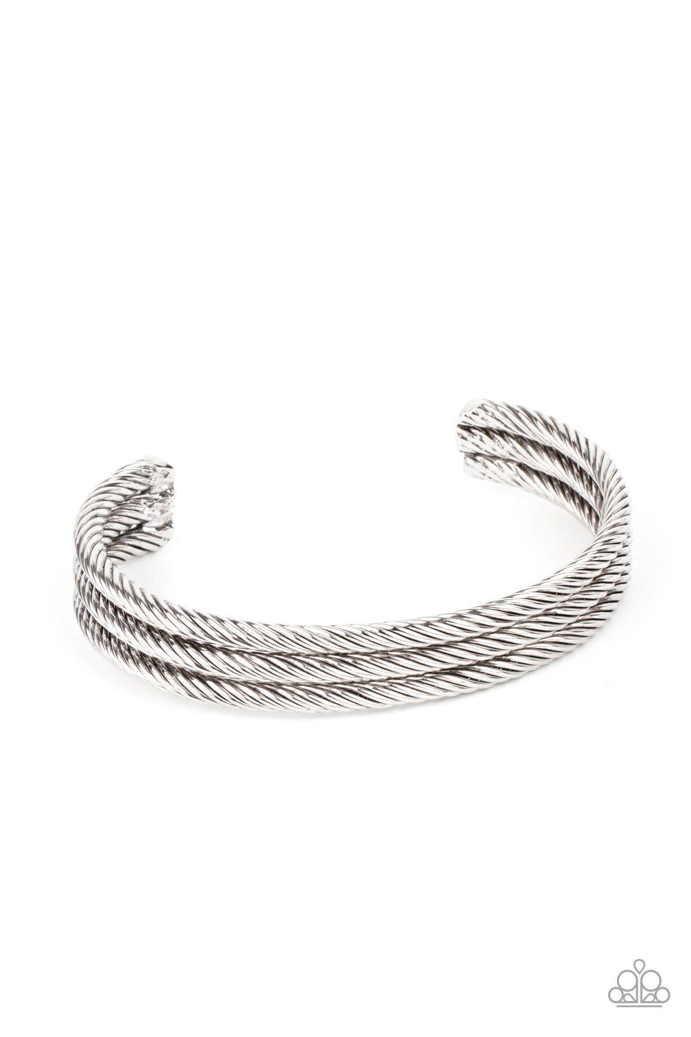 Armored Cable - Silver ♥ Mens Bracelet