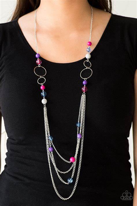 Bubbly Bright - Multi ♥ Necklace