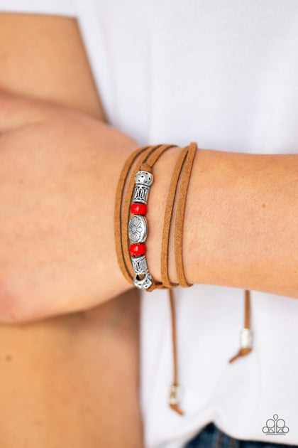 Clear A Path - Red ♥ Bracelet