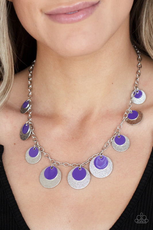 The Cosmos Are Calling - Purple - Necklace