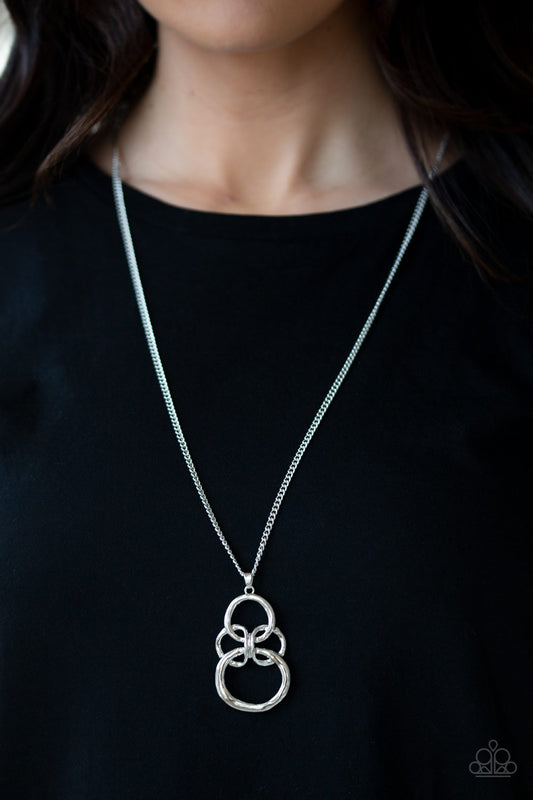 Courageous Contour - Silver ♥ Necklace