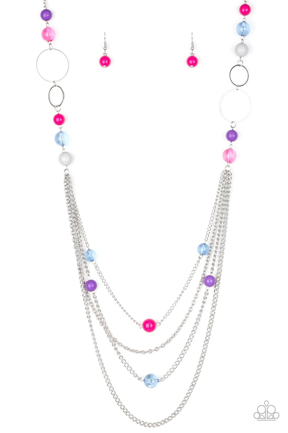 Bubbly Bright - Multi ♥ Necklace