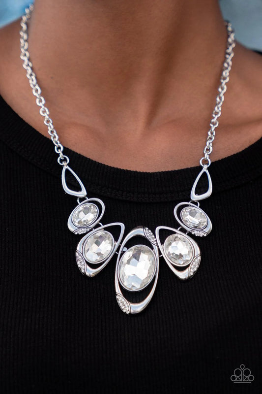 Hypnotic Twinkle - White ♥ Necklace